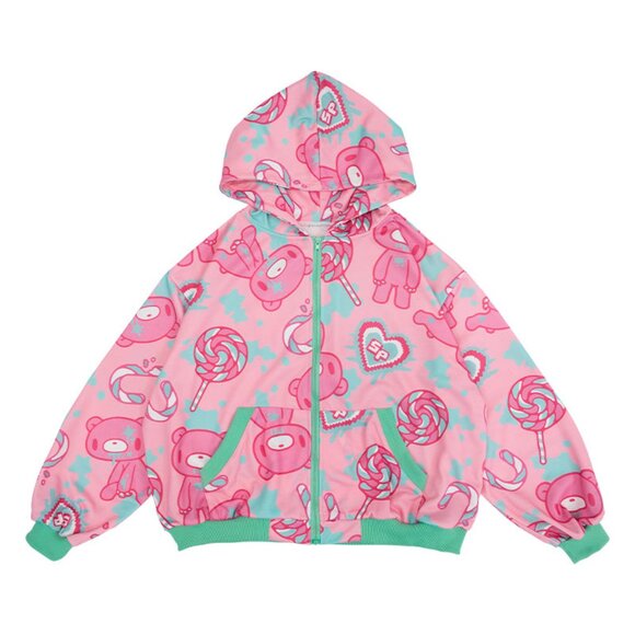 ACDC RAG - Gloomy Bear x Sophie Powers Cake Oversized Zip Up Hoodie - Picture 1 of 8